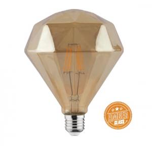 Светодиодная филаментная лампа 6W 2200К E27 Бриллиант